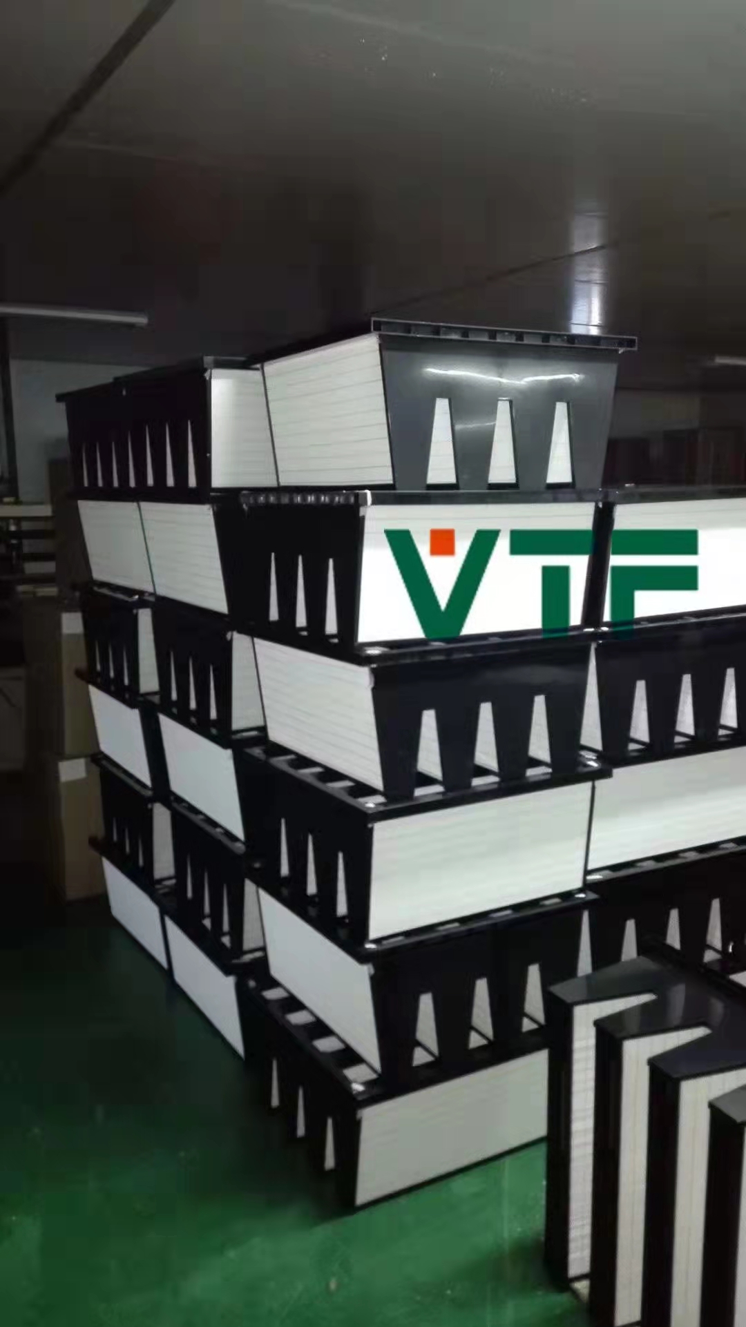 Filtro compacto comprimido F9 del filtro de aire del sistema de ventilación de alto volumen para HVAC