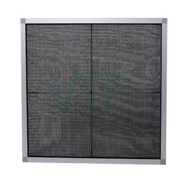 Prefiltro de aire de malla de nailon plisado con panel