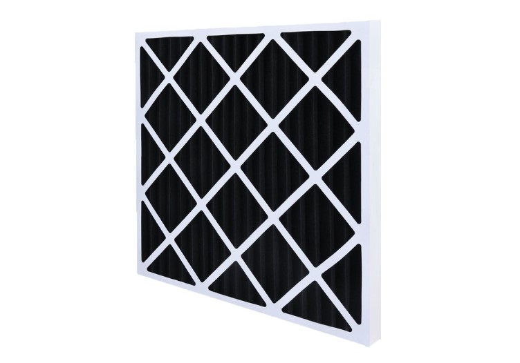 Filtro de carbón activado con filtro de aire de marco de cartón